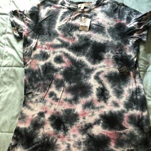 Tie dye t shirt dress